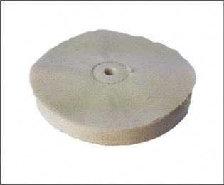 Roue de polissage de polissage de coton blanc W/O la rondelle pour le métal  - Chine Les mordus de coton, disque à disque de coton roues Mops
